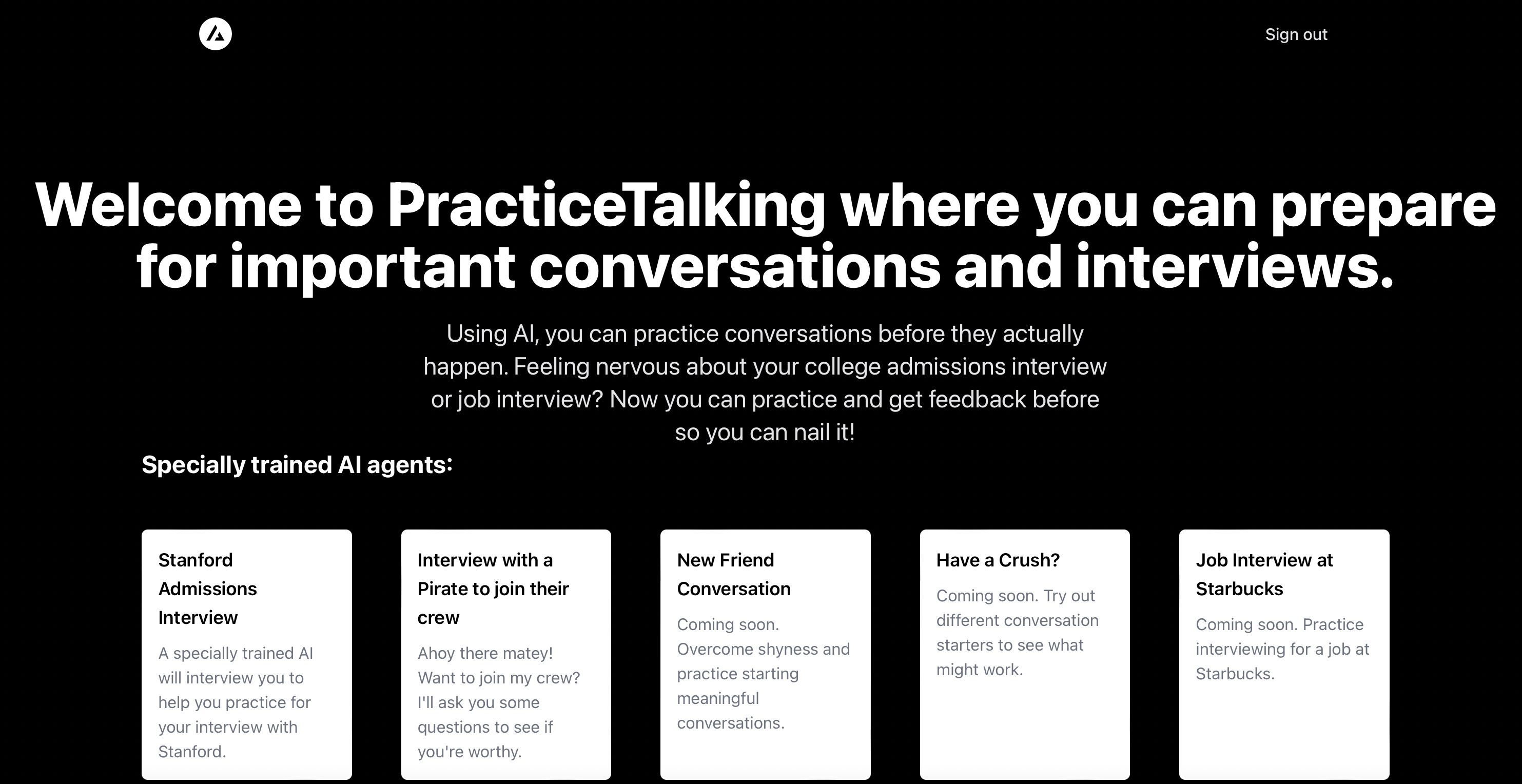 PracticeTalking
